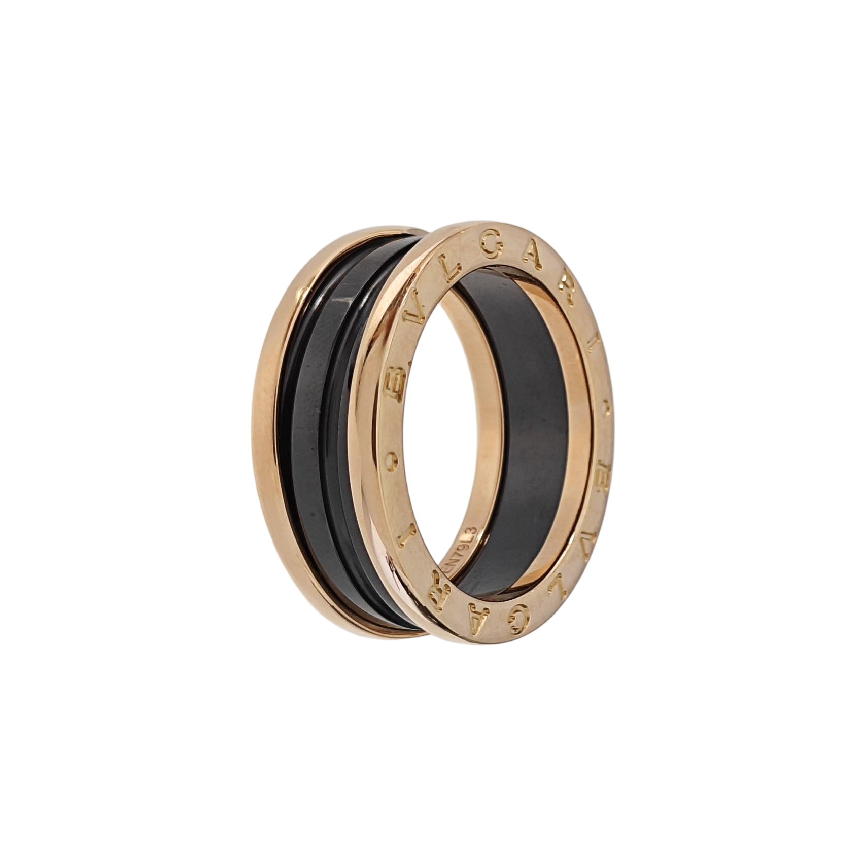 B.ZERO1 18k Rose Gold Ring EU 56