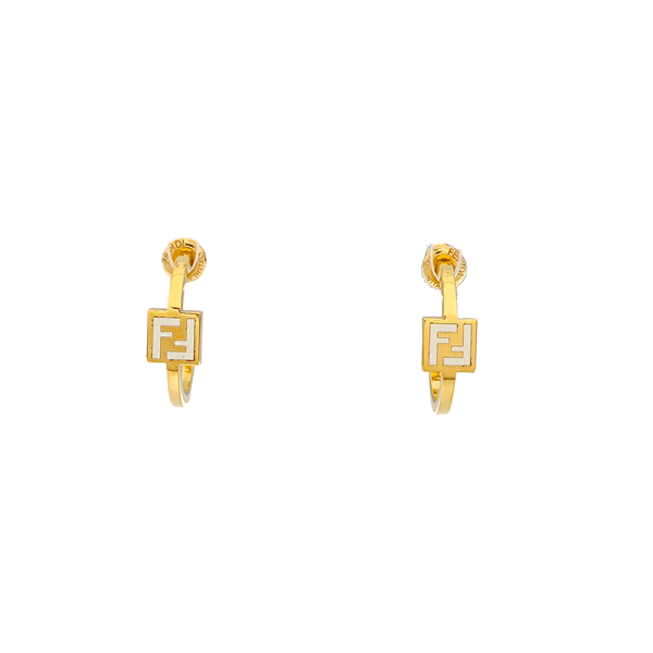 Metal Gold Stud Earrings