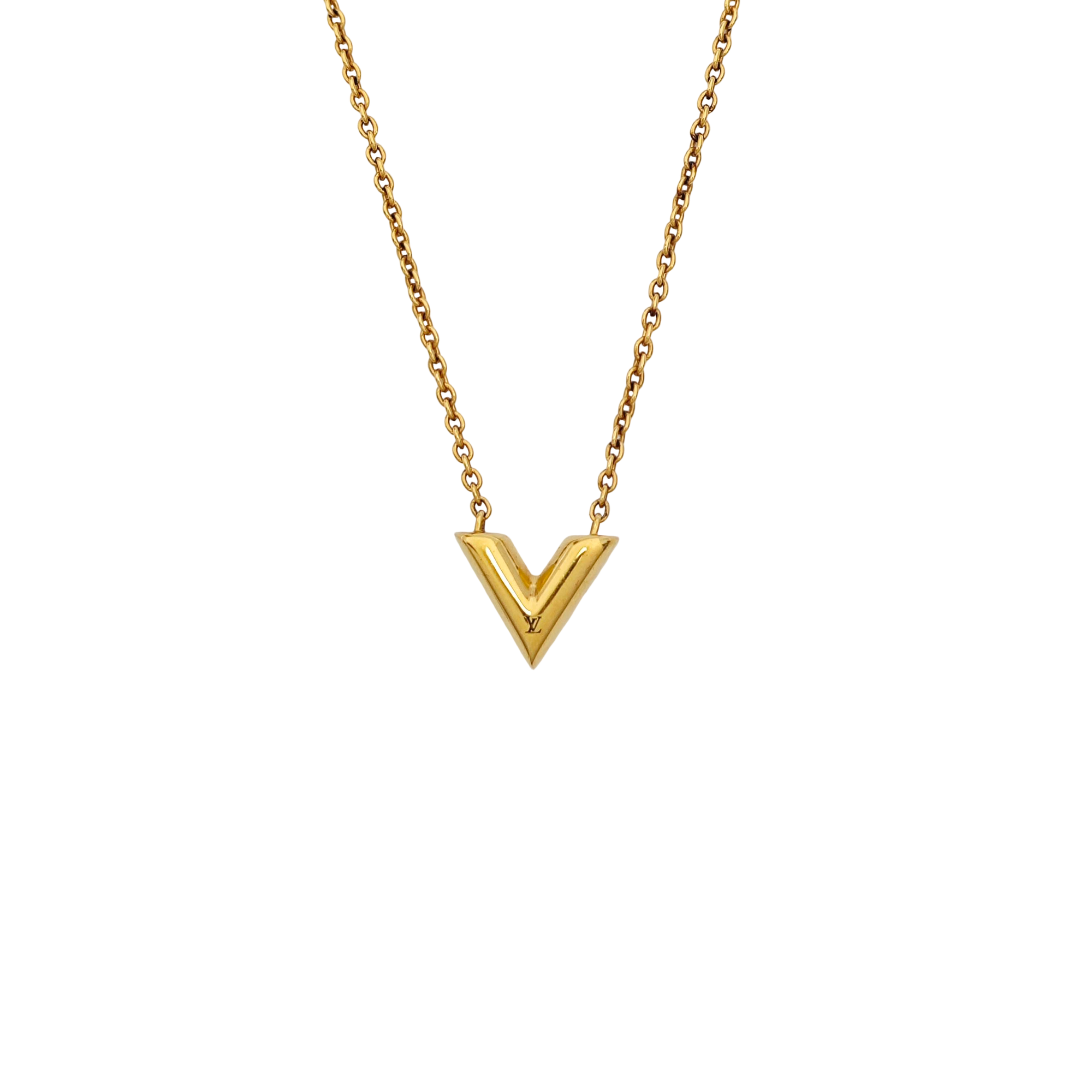 Collar de oro LV &amp; ME