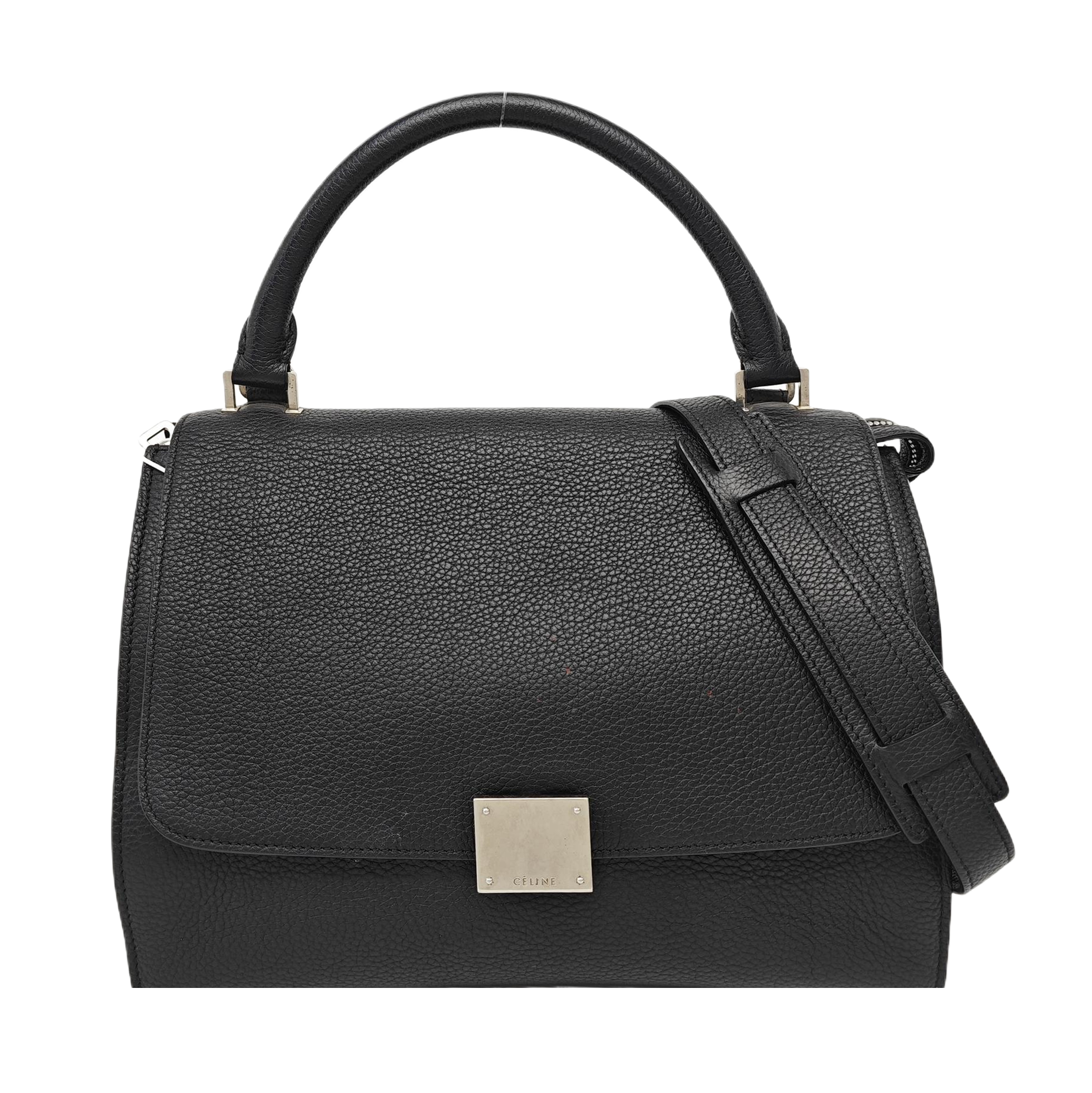 TRAPEZE Small Calfskin Black