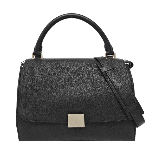 TRAPEZE Small Calfskin Black