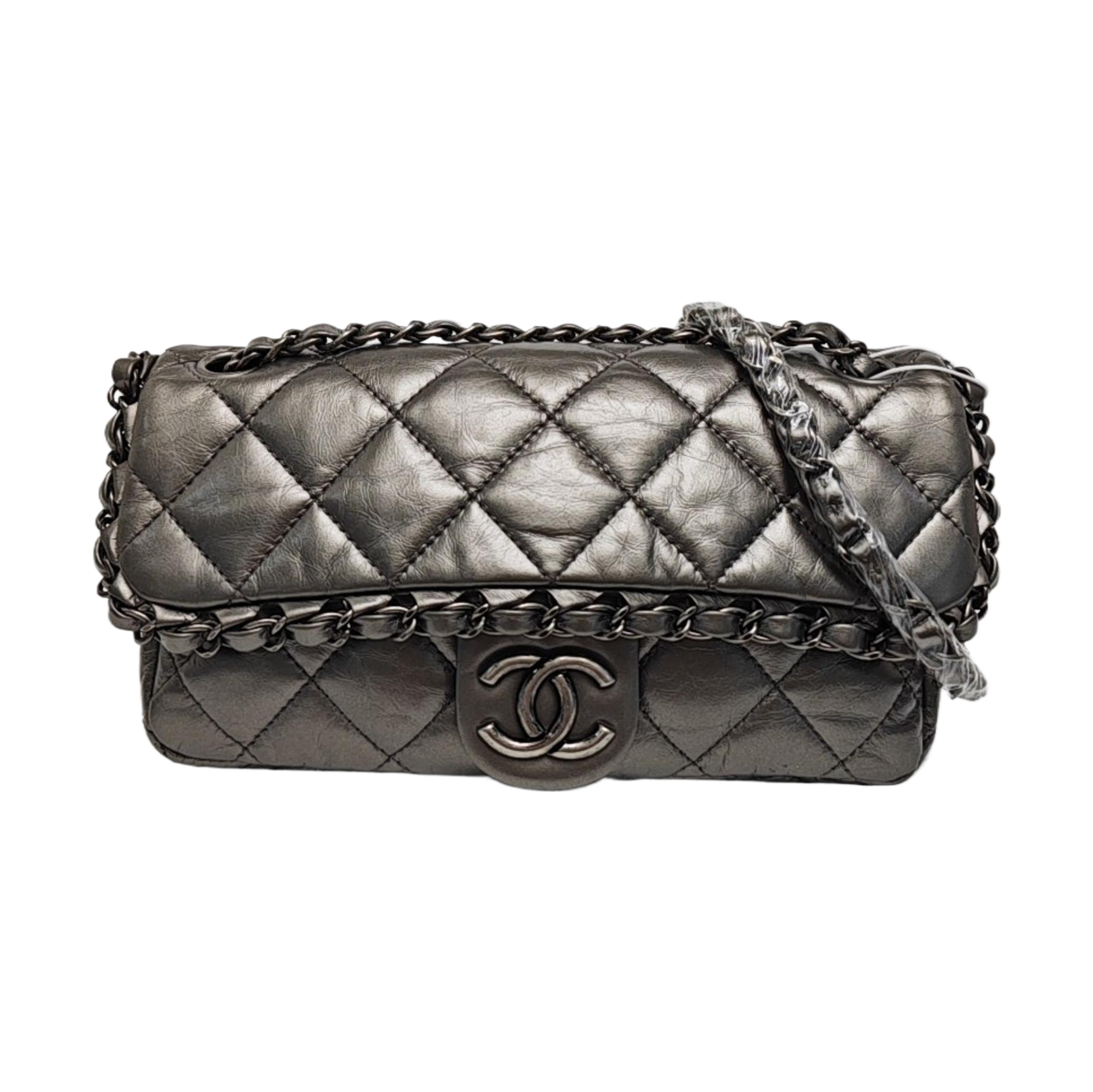 Quilted Calfskin Silver