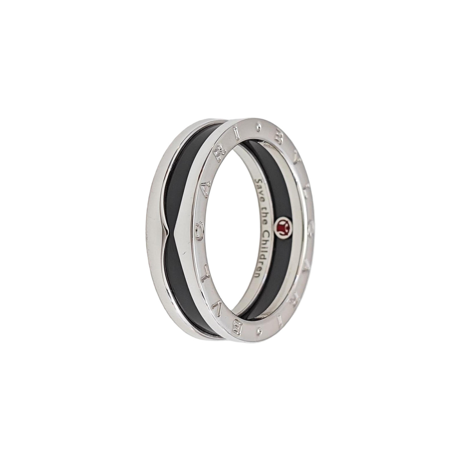 B.ZERO1 925 Sterling Silver Ring EU 65