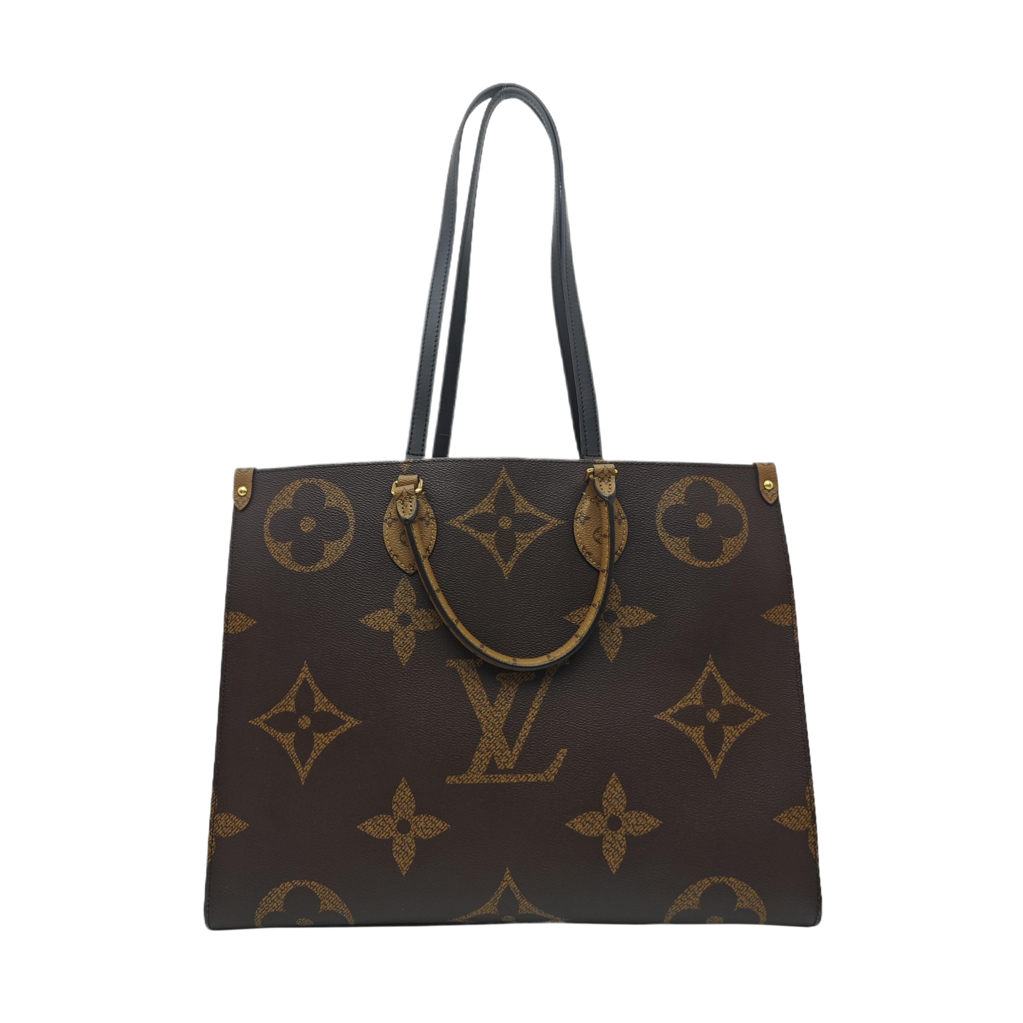 ONTHEGO GM Monogram Coated Canvas Brown