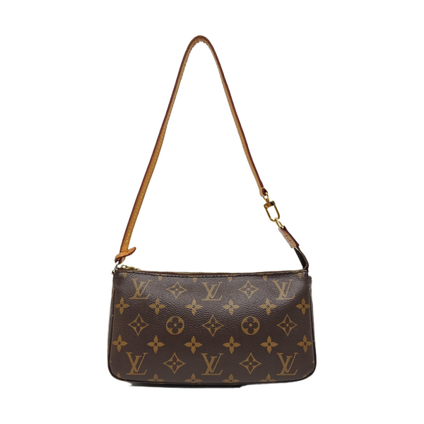 ACCESSOIRES GM Monogram Coated Canvas Brown