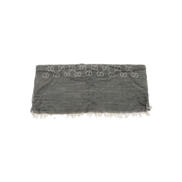 Wool Scarf Gray
