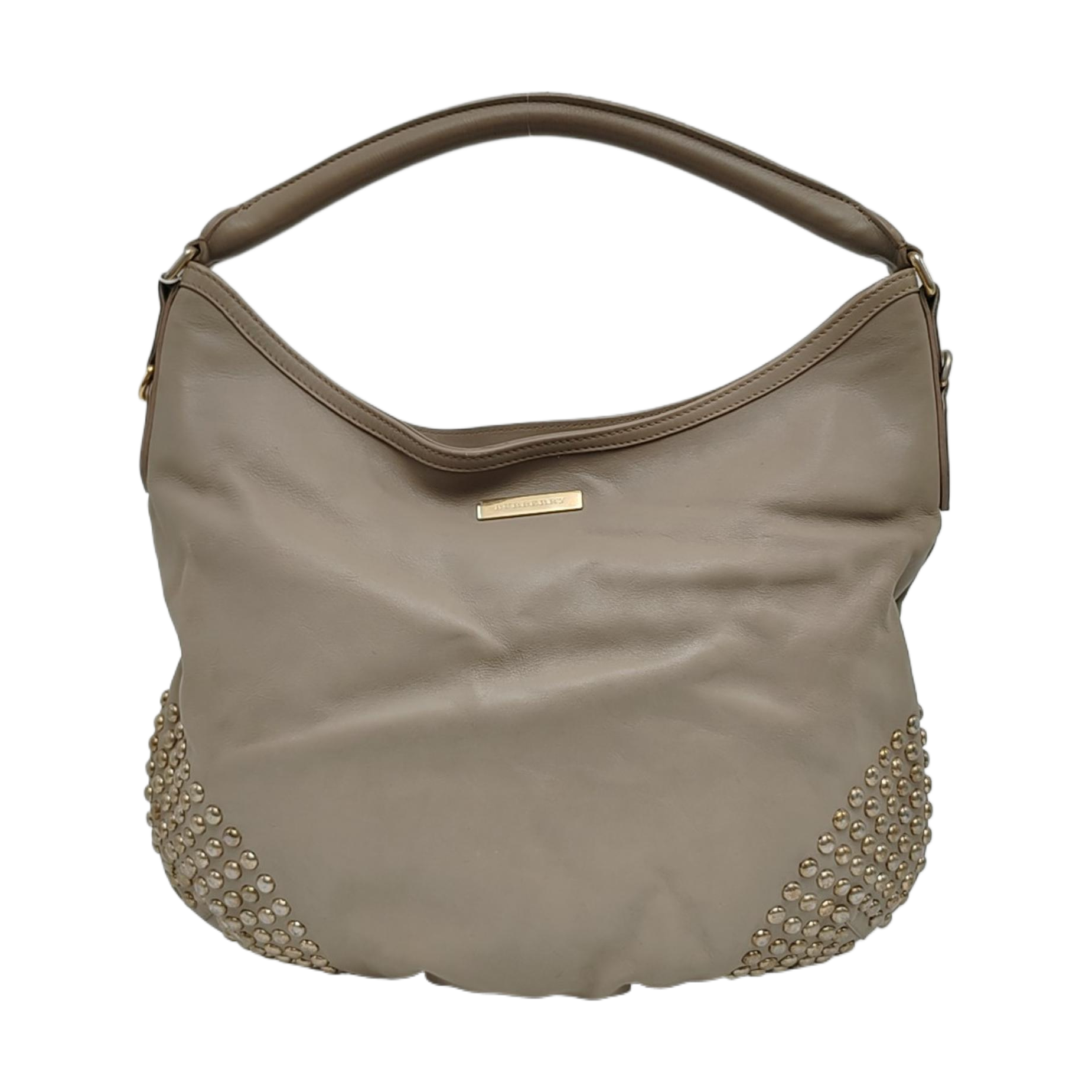 Calfskin Top Handle Bag Gray