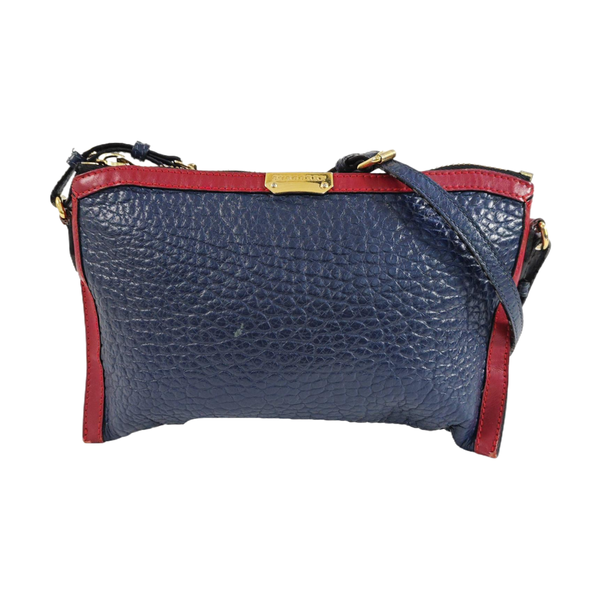 Calfskin Shoulder Bag Blue