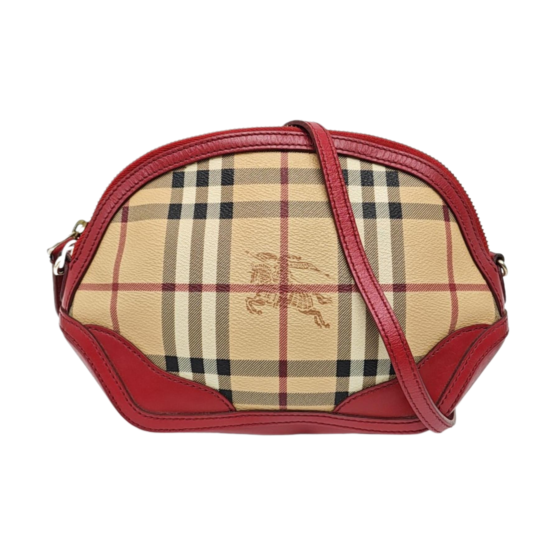 Coated Canvas Shoulder Bag Beige