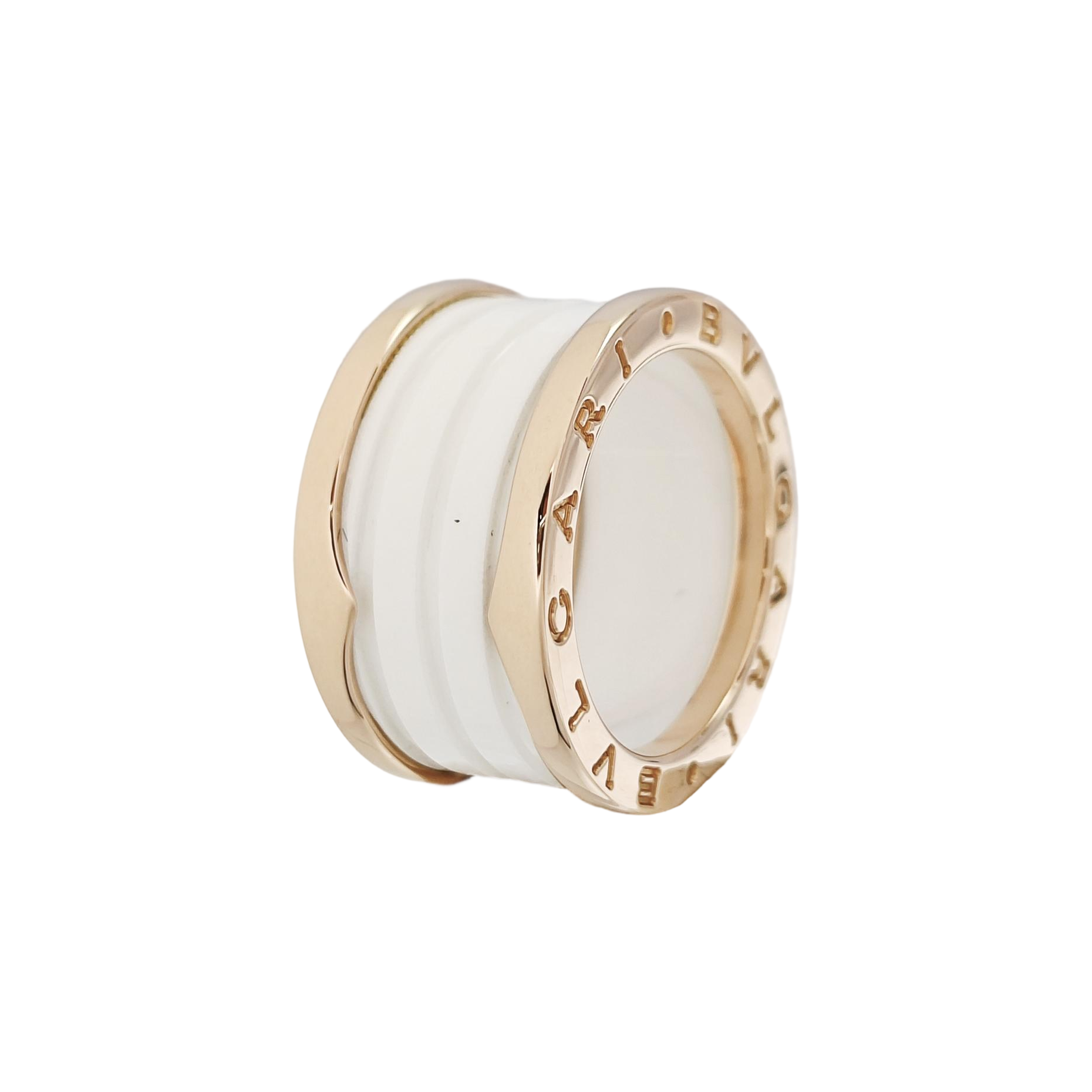 B.ZERO1 18k Rose Gold Ring EU 52