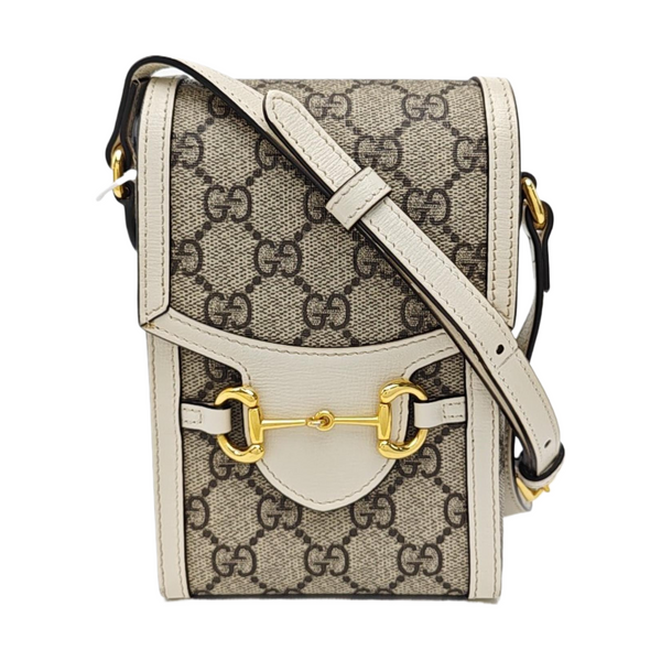 Horsebit 1955 Mini Coated Canvas Beige