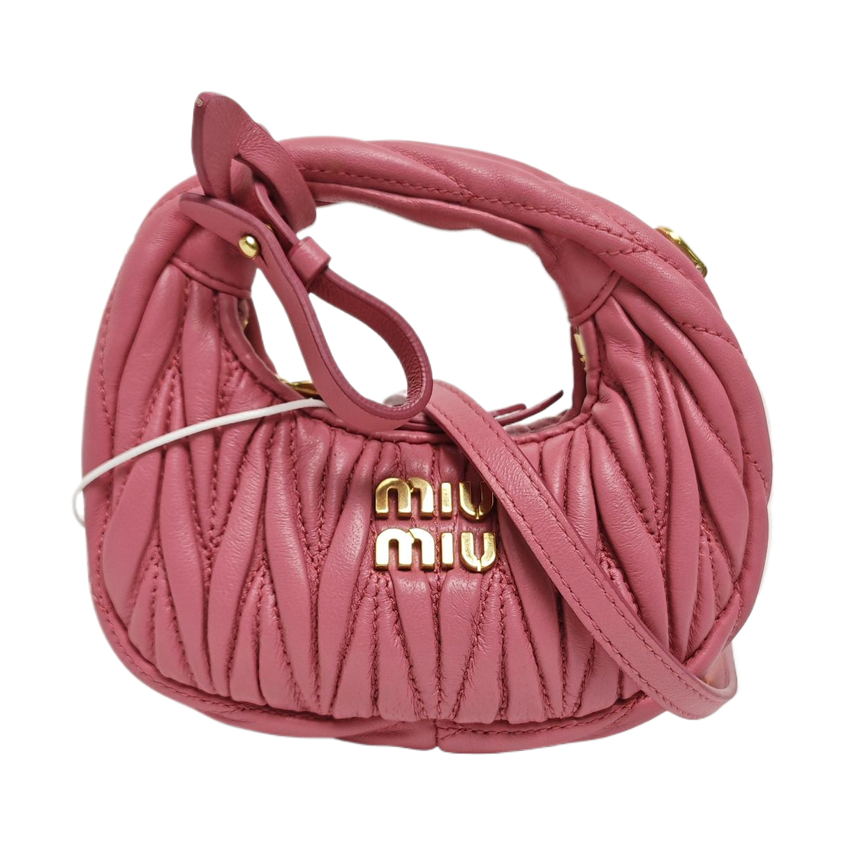 Wander Matelassé Quilted Lambskin Red