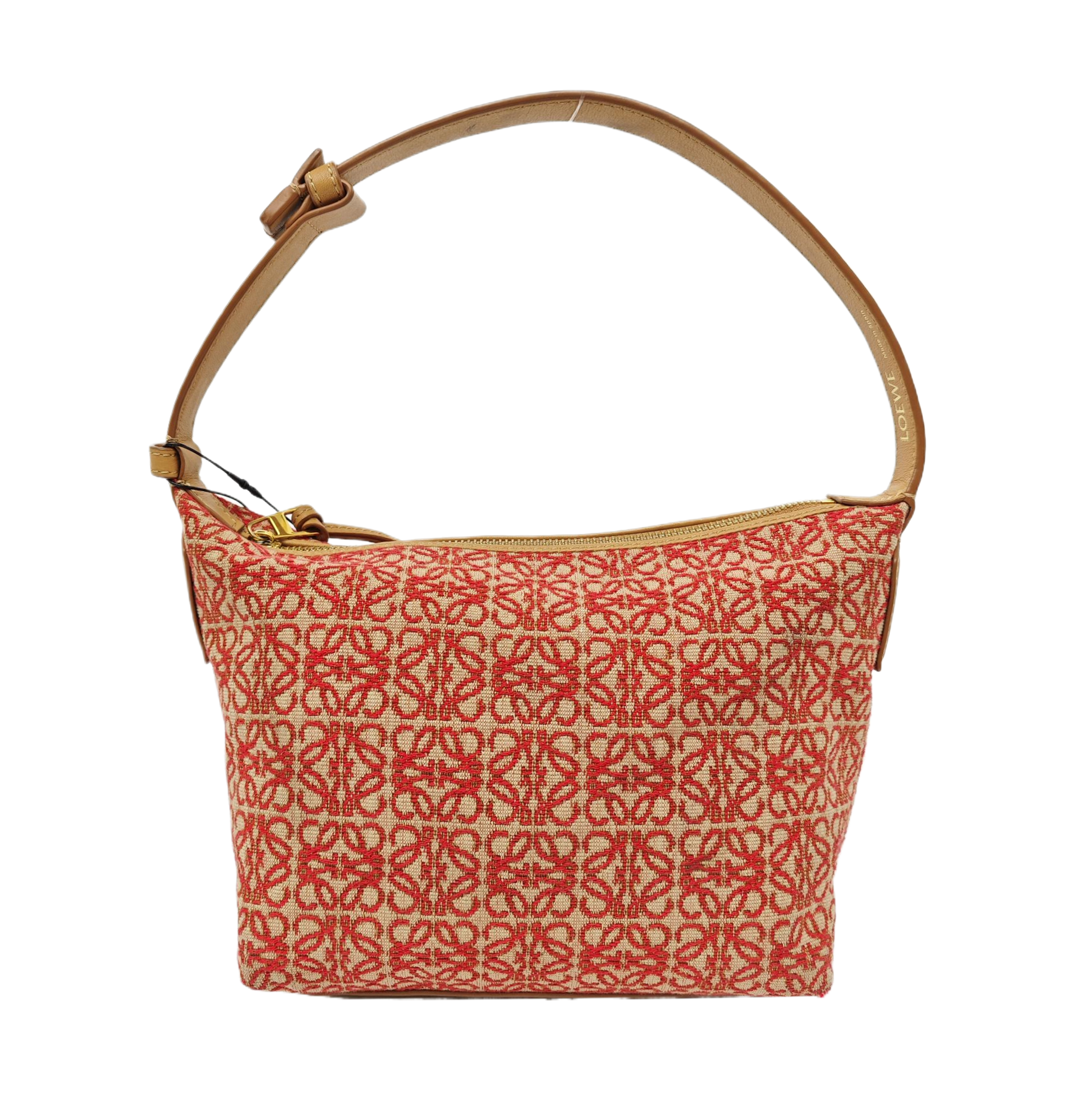 Monogram Canvas Shoulder Bag Red