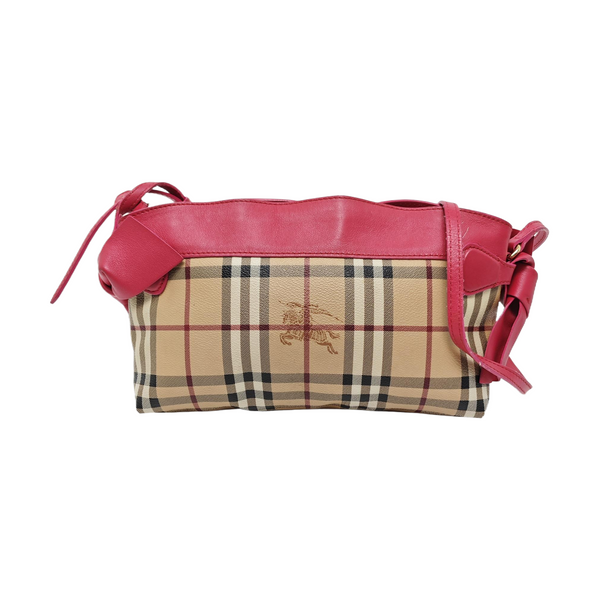 Coated Canvas Shoulder Bag Beige