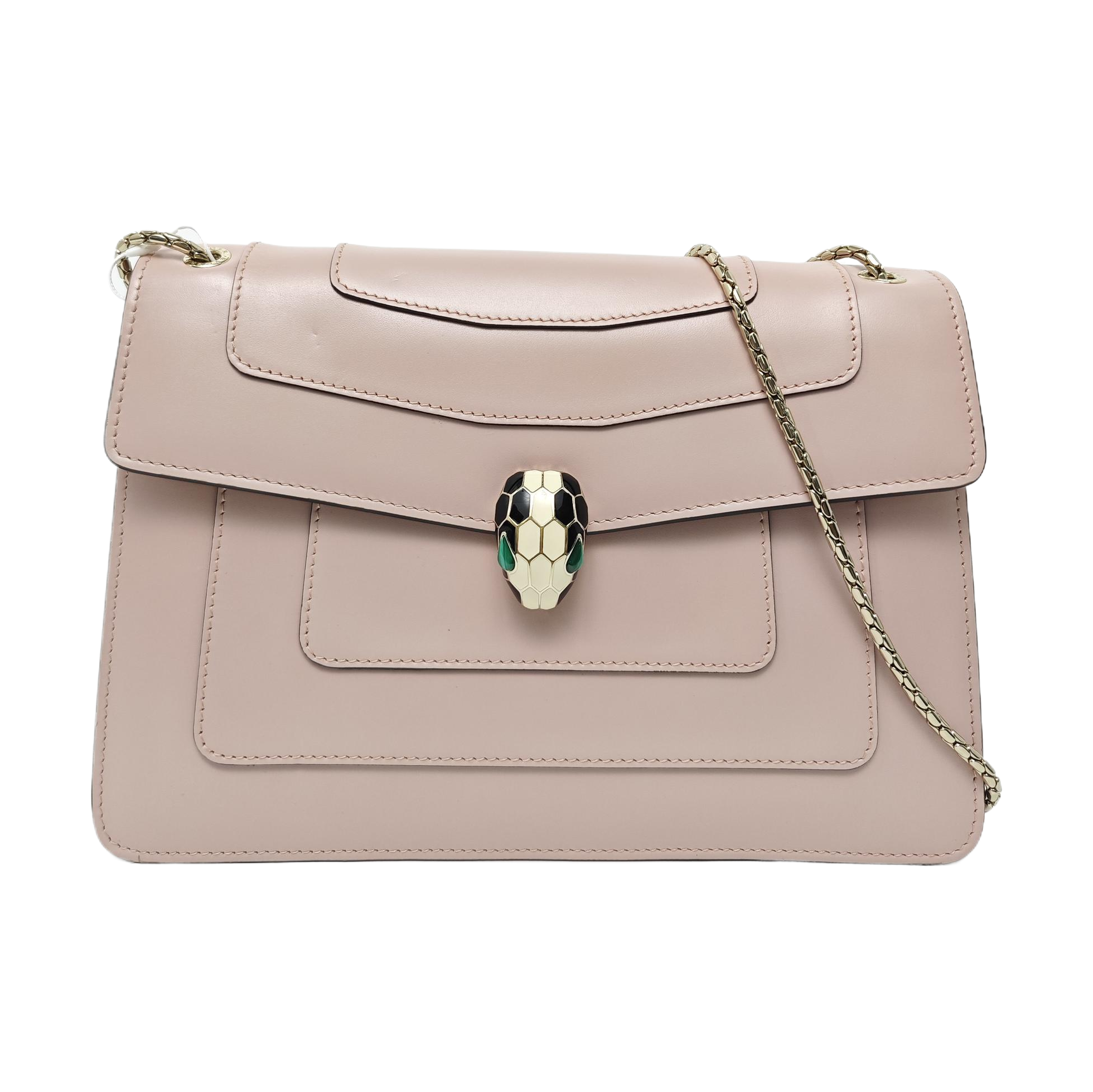 SERPENTI FOREVER Medium Calfskin Pink