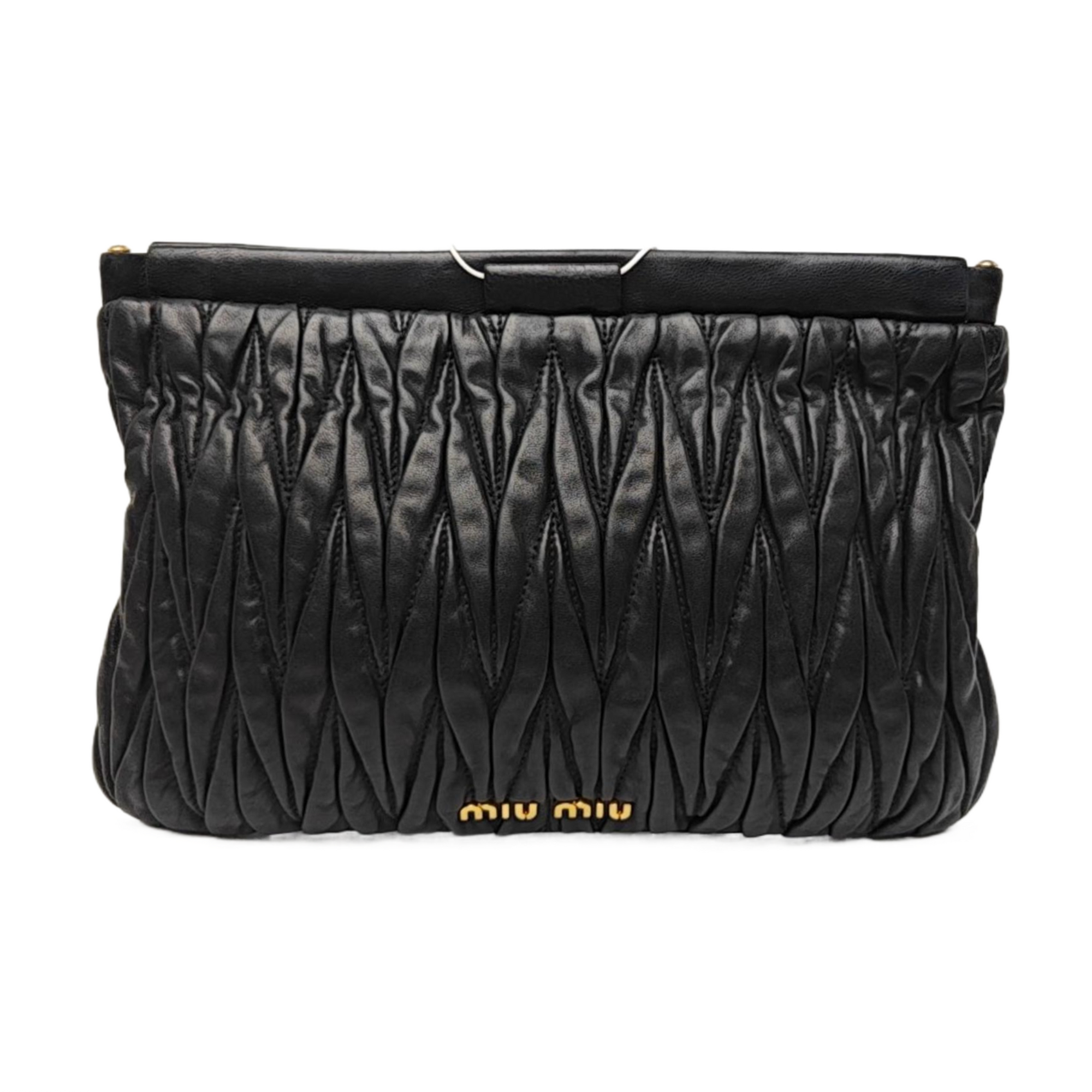 Lambskin Clutch Black