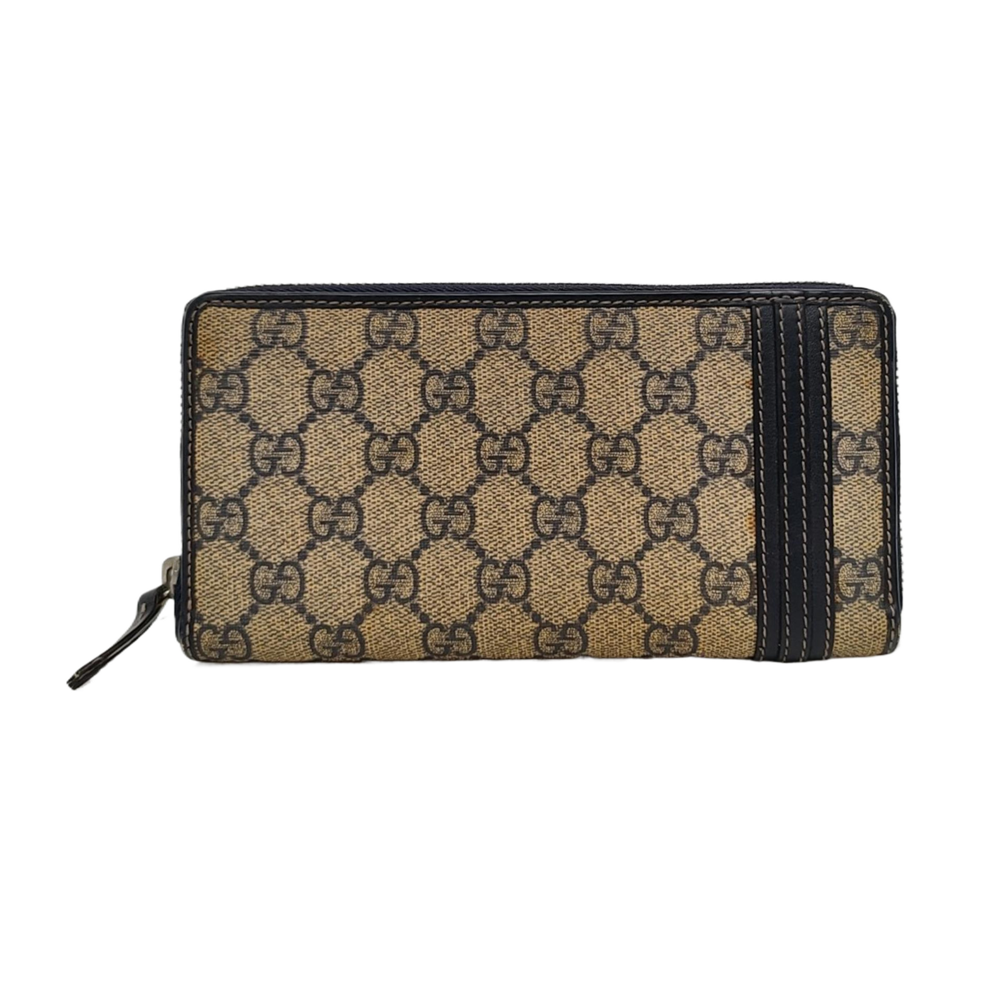 Monogram Coated Canvas Wallet Beige