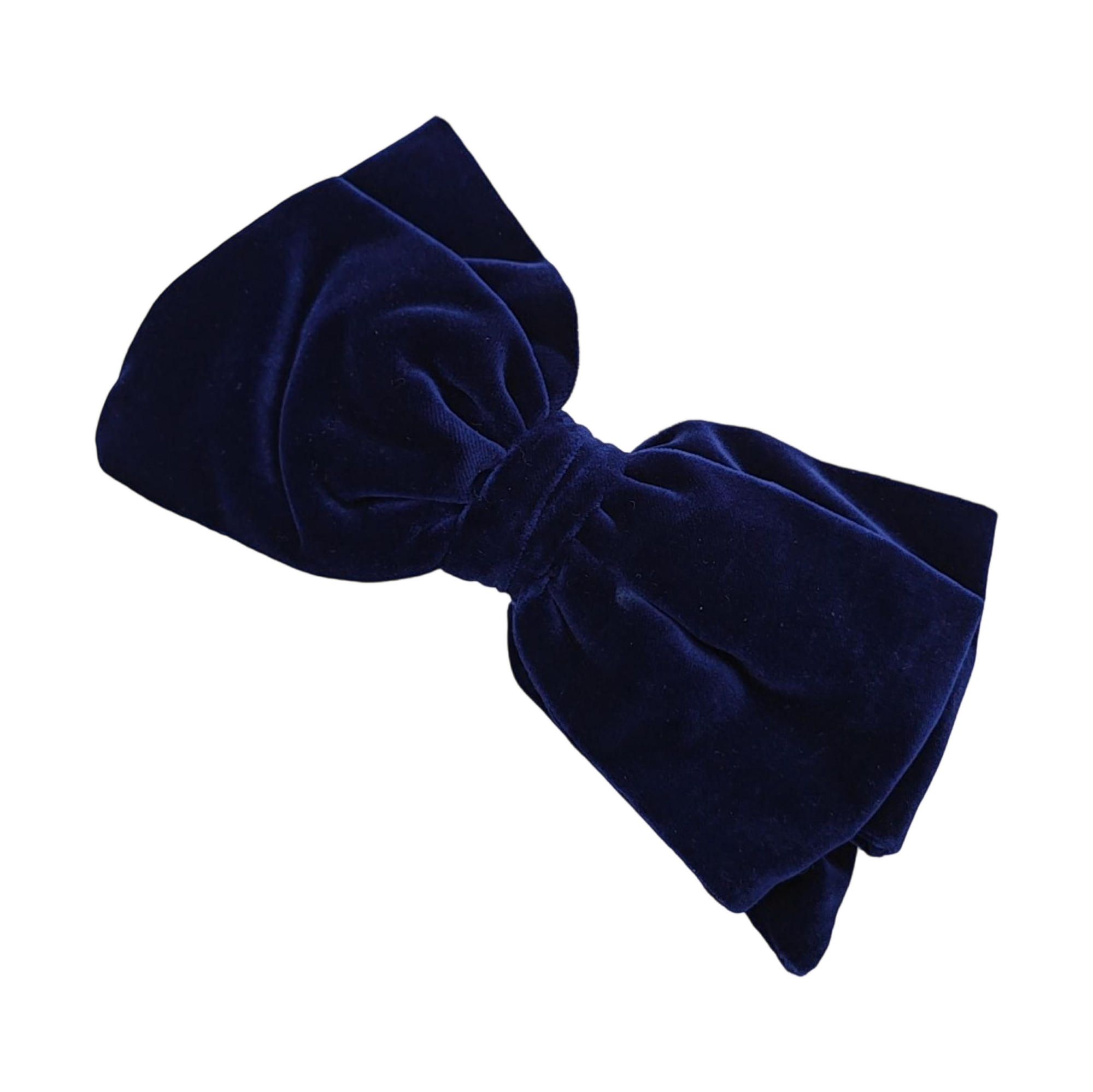 Fabric Hair Clip Blue