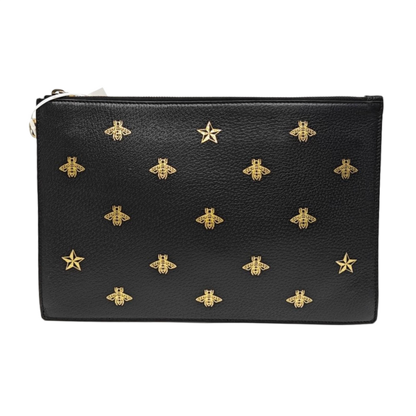 Calfskin Clutch Black