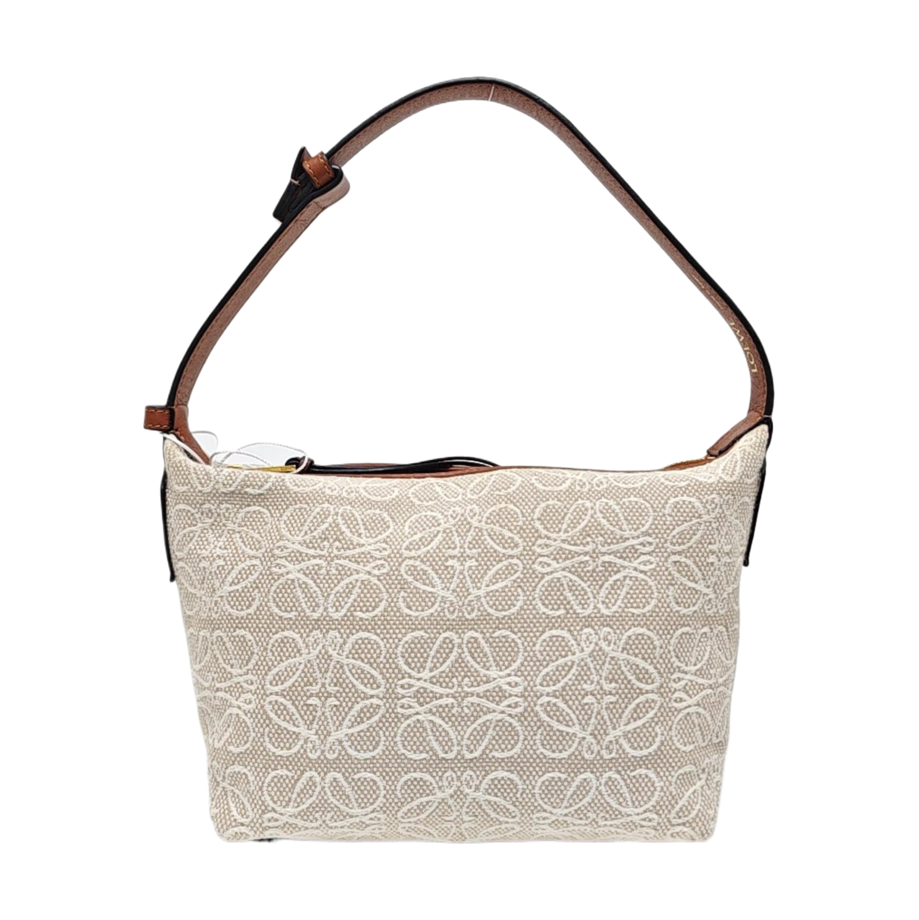 Anagram Small Monogram Canvas Beige