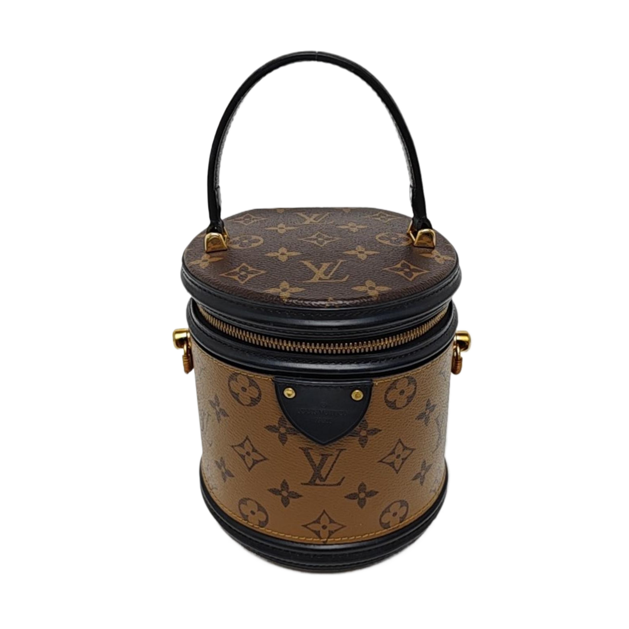 CANNES PM Monogram Coated Canvas Brown