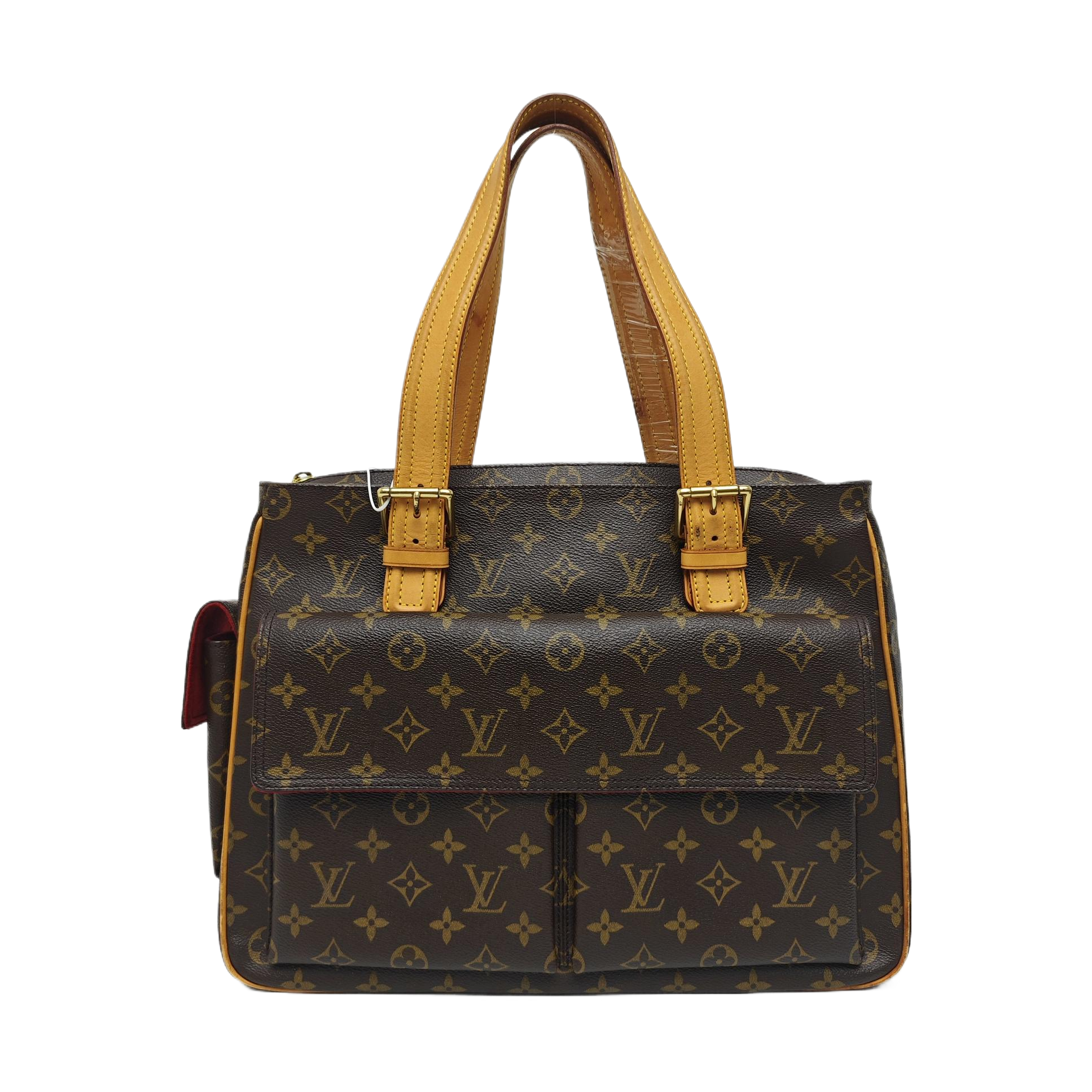 MULTIPLE Monogram Coated Canvas Brown