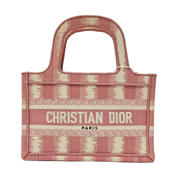Book Tote Mini Fabric Pink