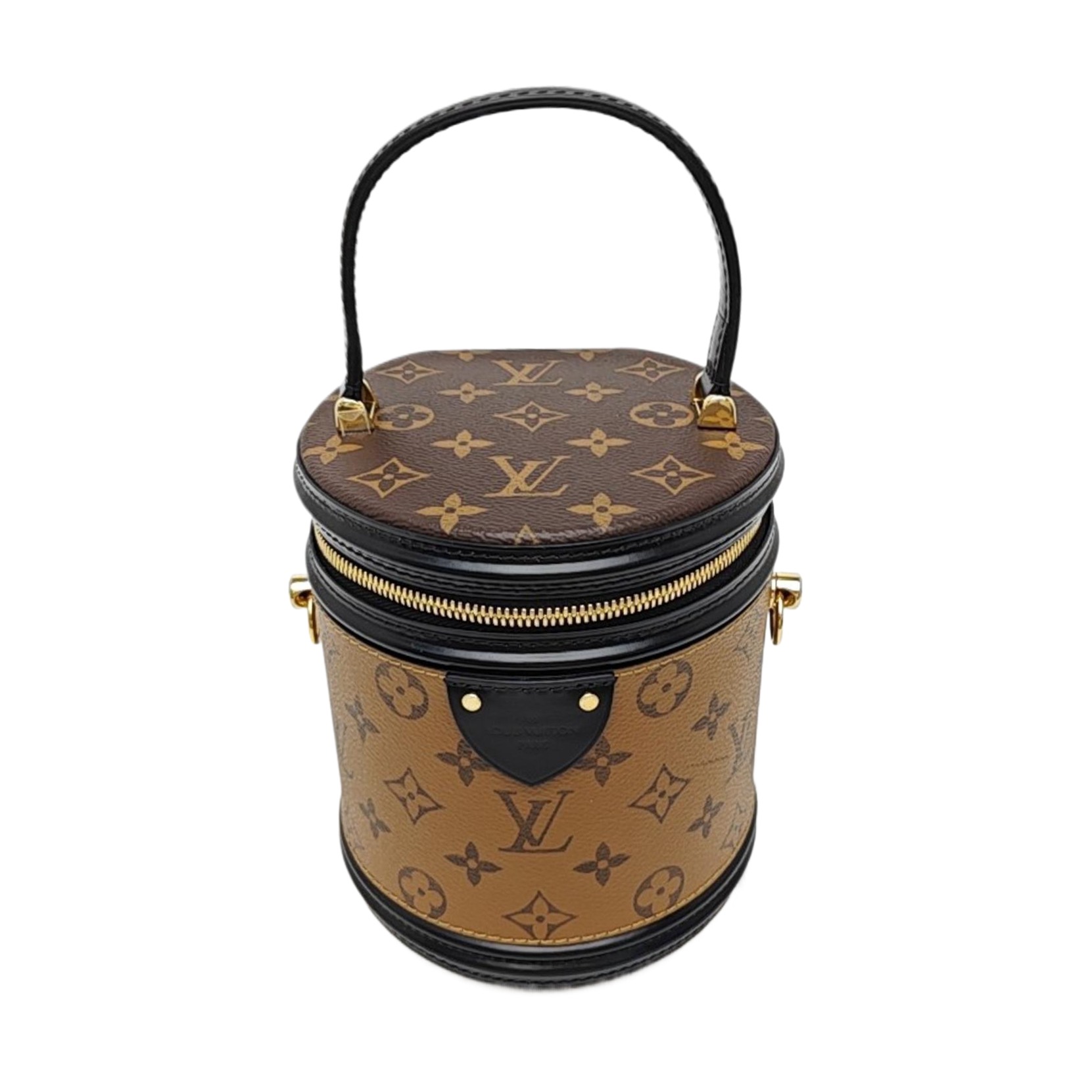 CANNES PM Monogram Coated Canvas Brown