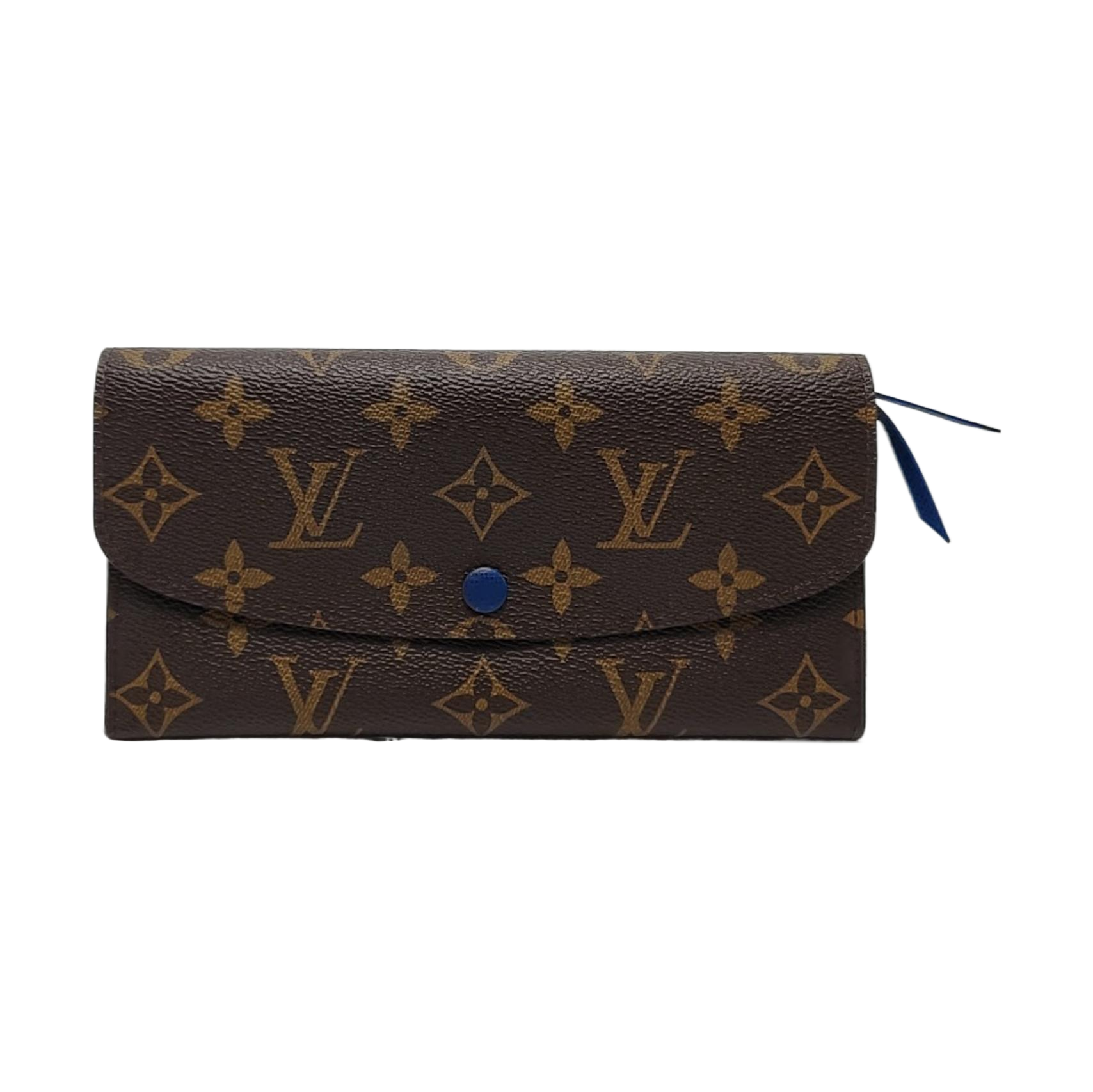 EMILIE Monogram Coated Canvas Brown Wallet