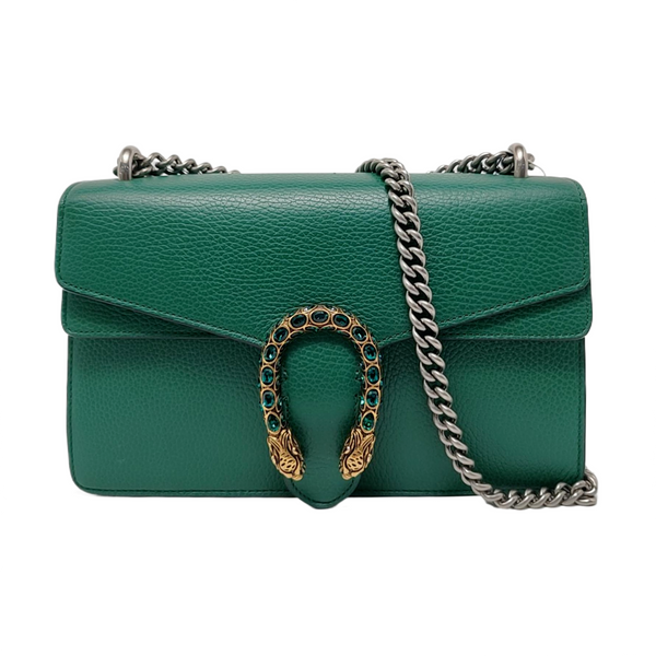 Authenticated pre-owned  Dionysus Small Calfskin Green - Shoulder Bag at Looply