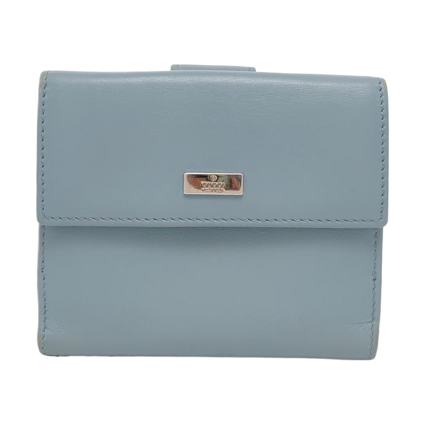 Calfskin Wallet Blue