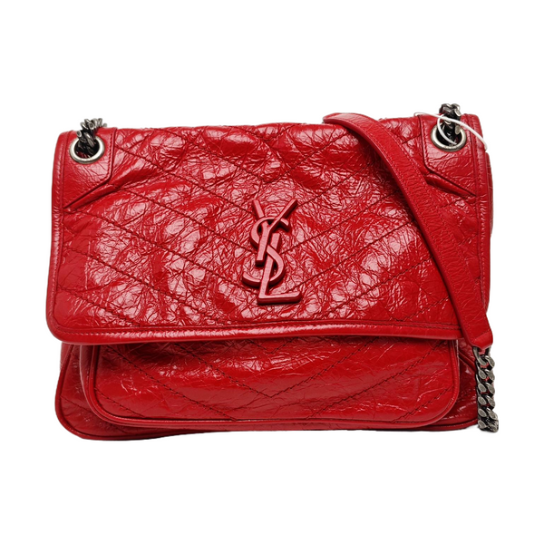 NIKI Medium Quilted Calfskin Red