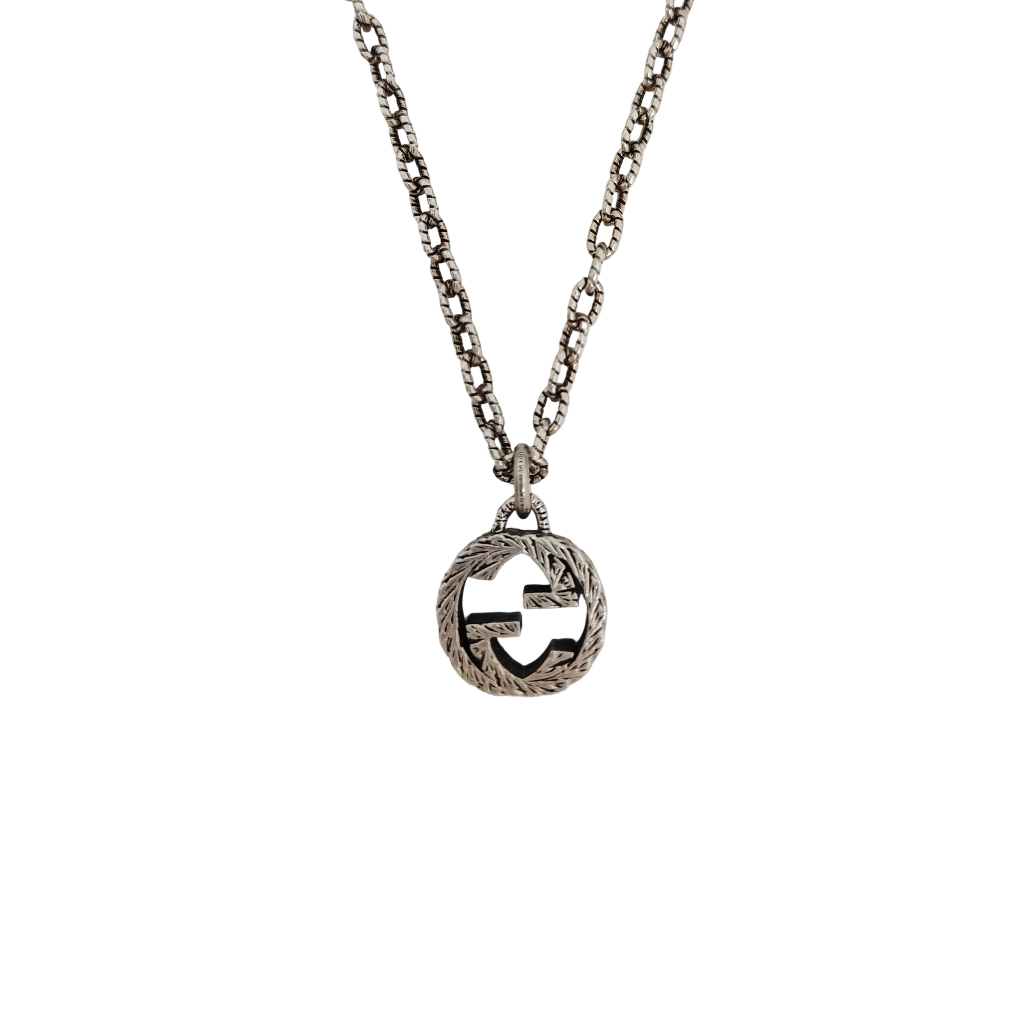 Interlocking G 925 Sterling Silver Necklace