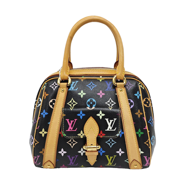 LV × TM PRISCILLA Monogram Coated Canvas Black