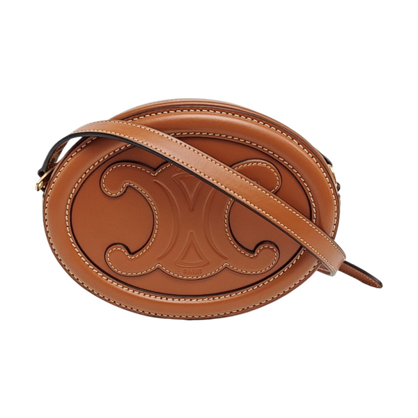 TRIOMPHE Small Calfskin Brown