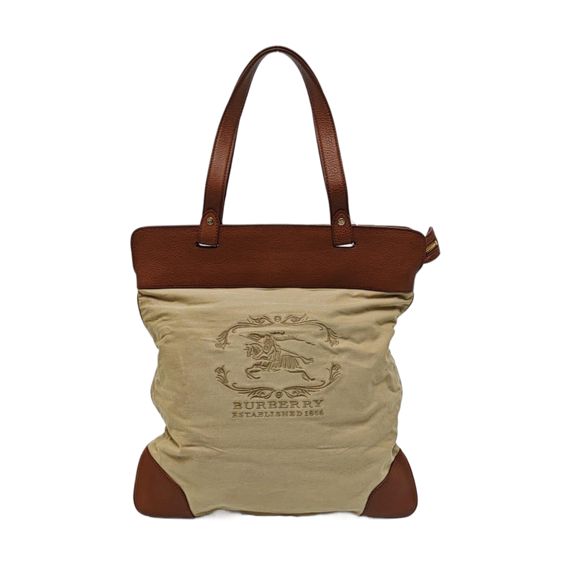 Fabric Tote Bag Beige
