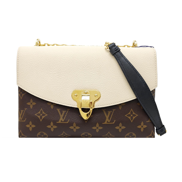 SAINT PLACIDE Monogram Coated Canvas White