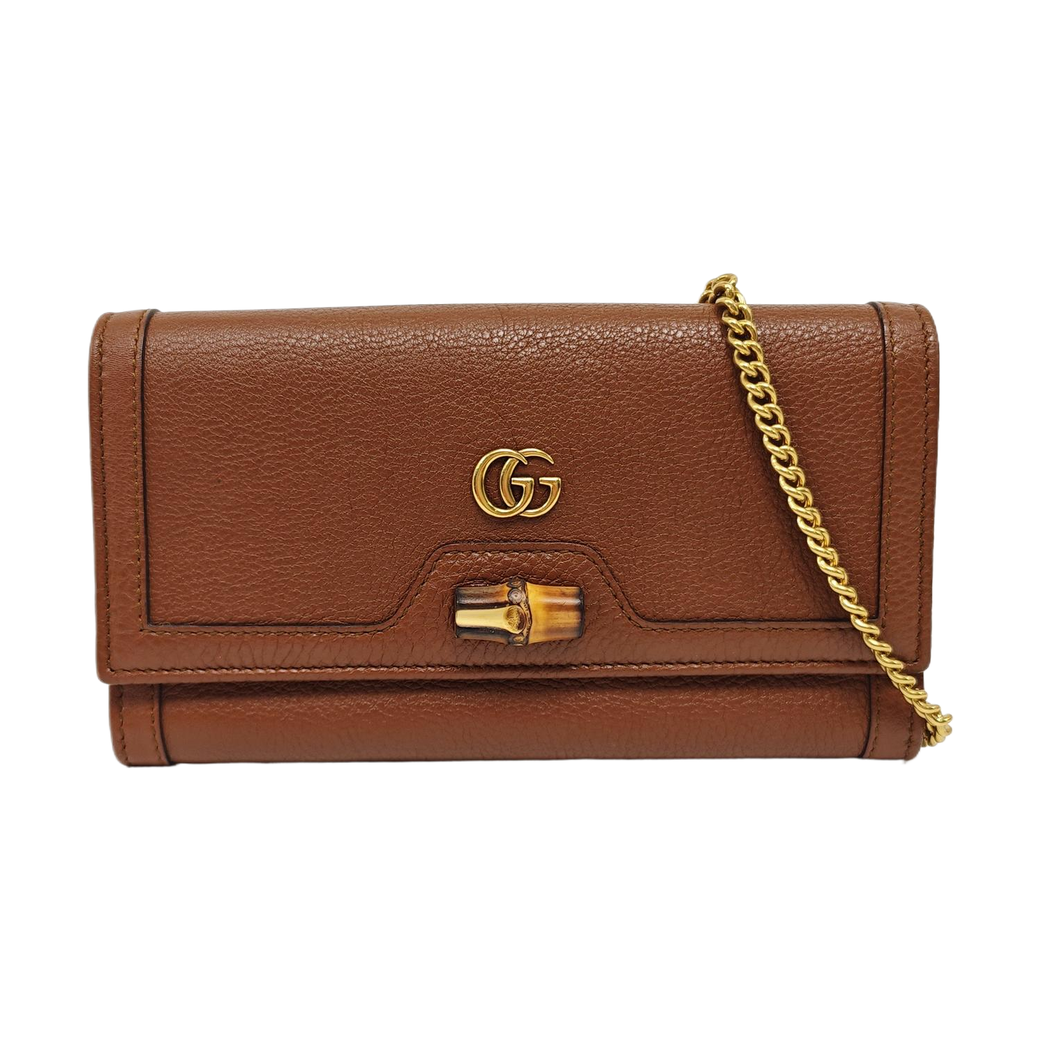 Diana Mini Calfskin Brown