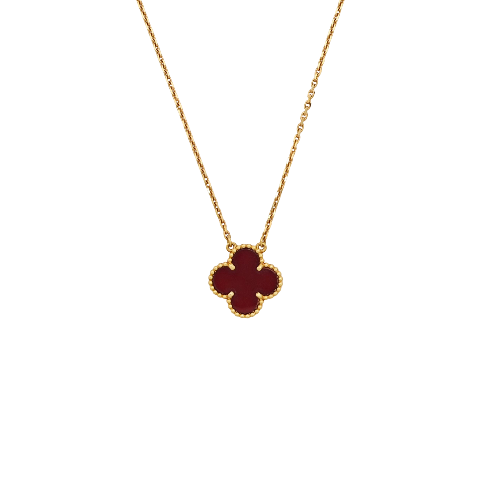 Vintage Alhambra 18k Gold Necklace