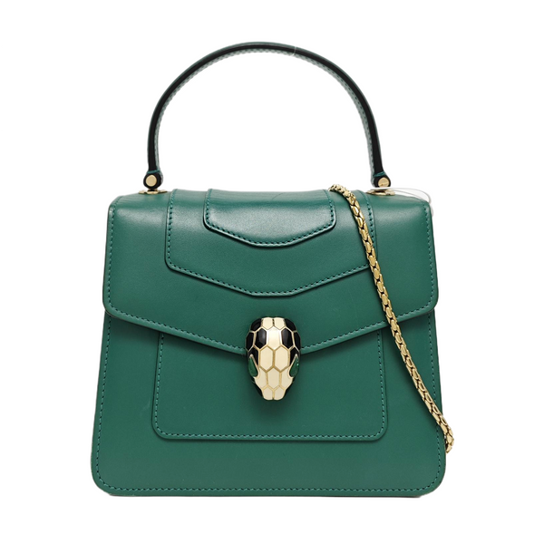 SERPENTI FOREVER Small Calfskin Green