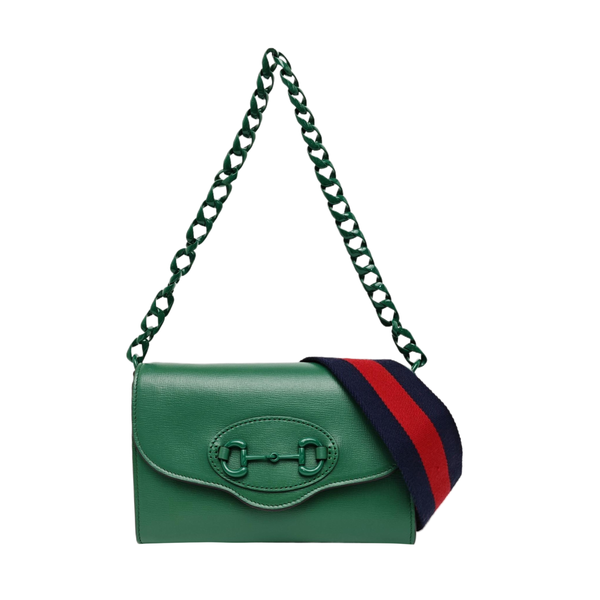 Horsebit 1955 Mini Calfskin Green