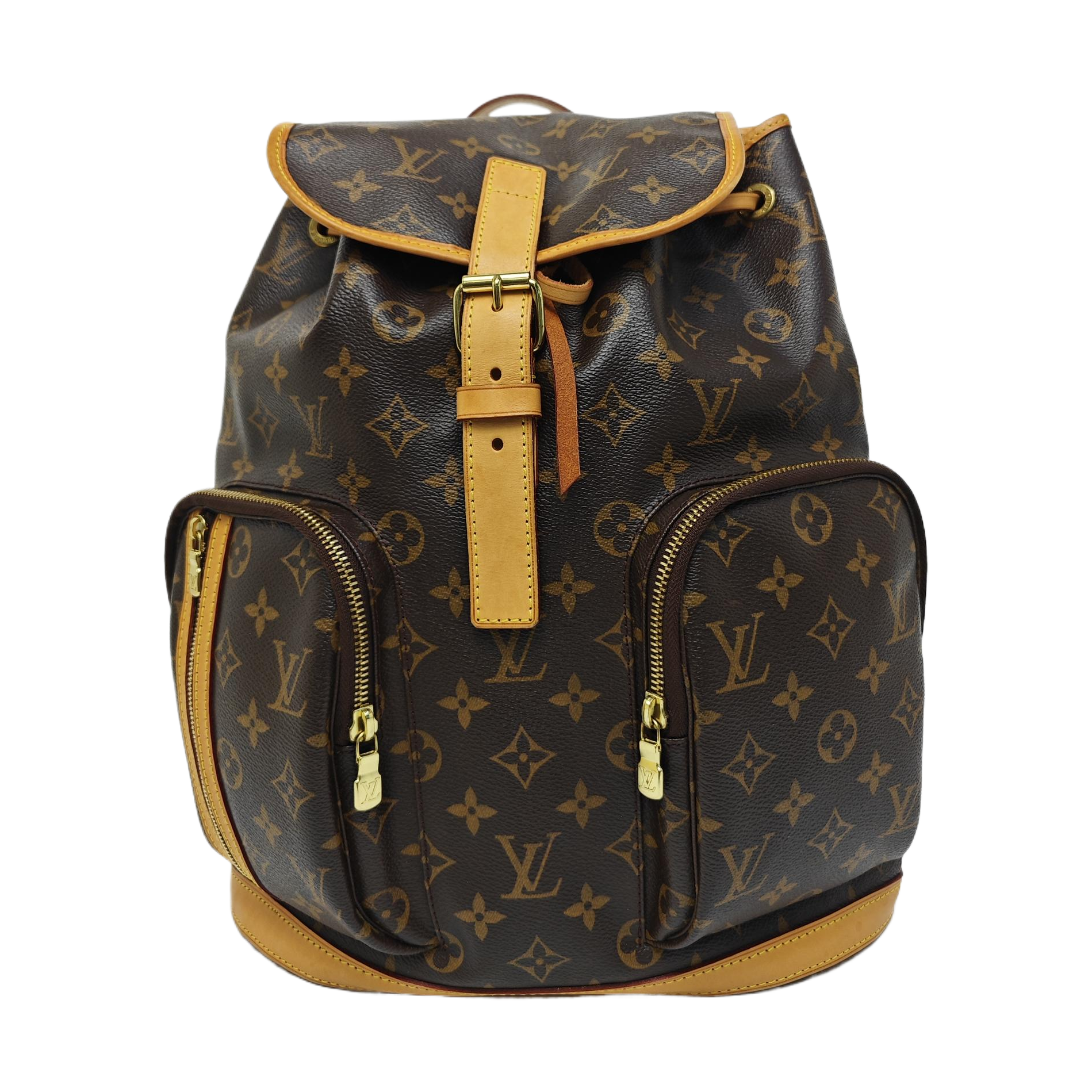 BOSPHORE Monogram Coated Canvas Brown