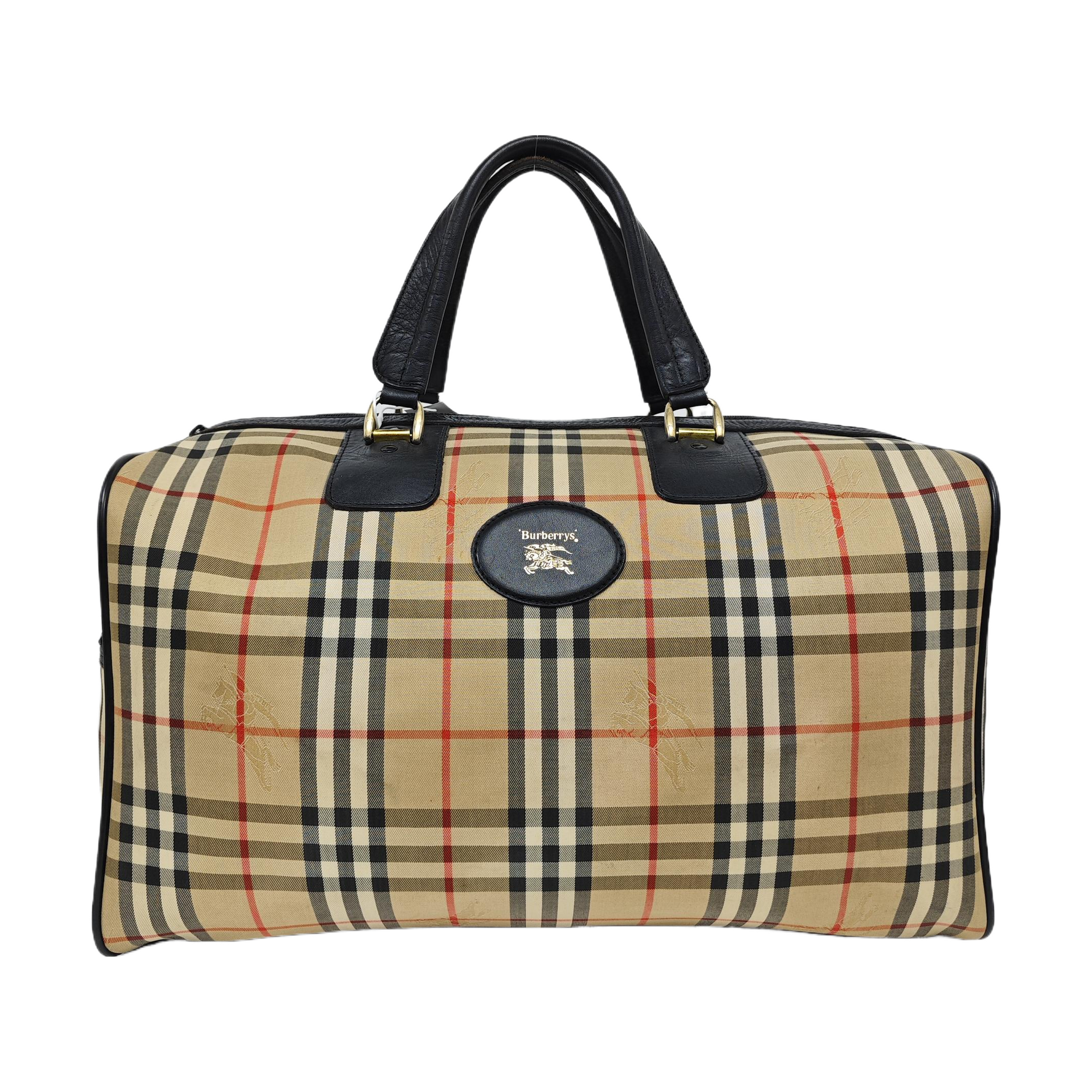 Canvas Top Handle Bag Beige