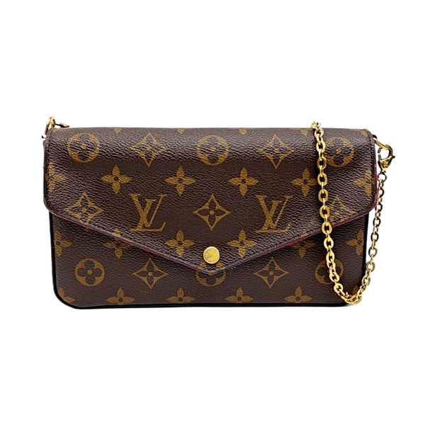 FÉLICIE Monogram Coated Canvas Brown
