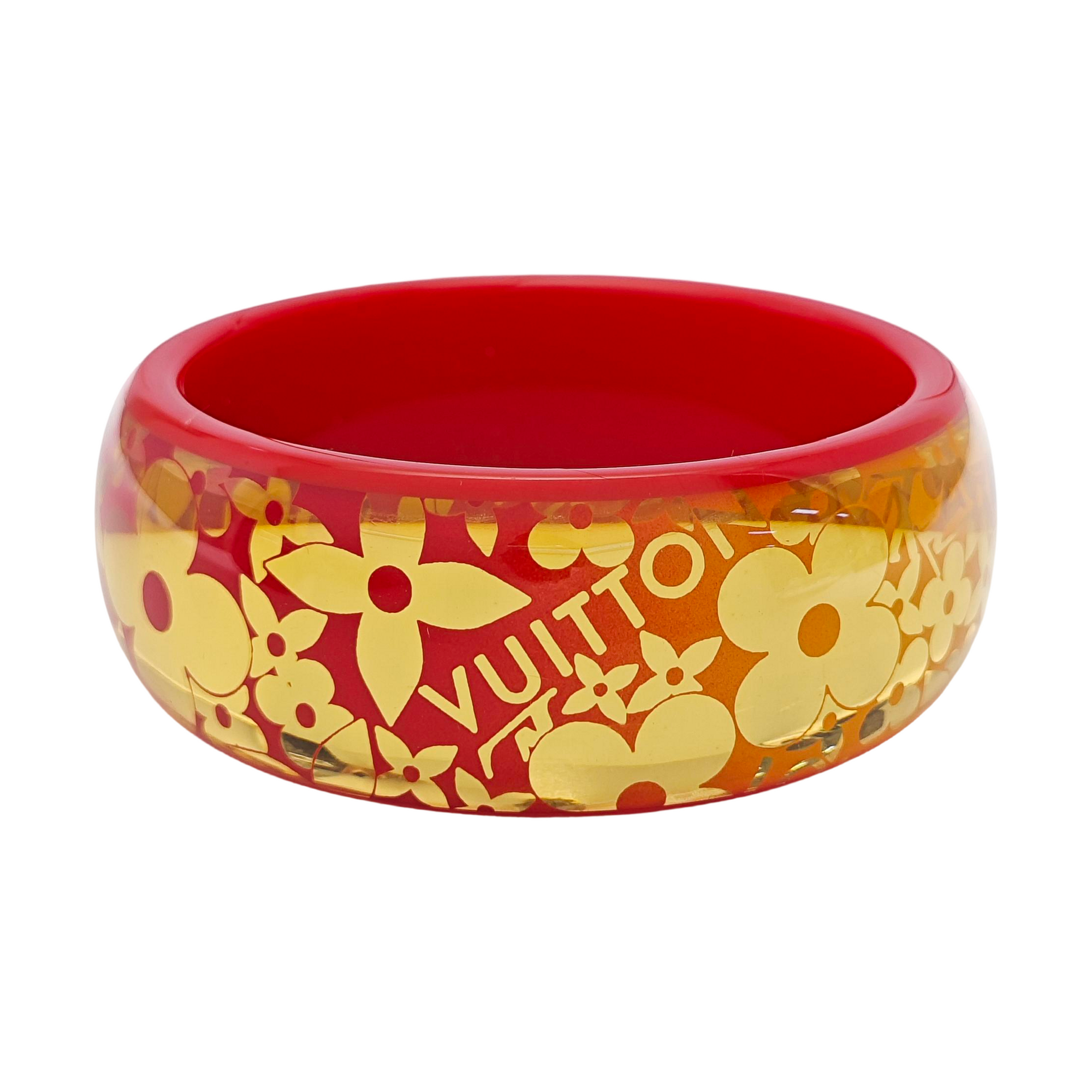Metal Red Bangle