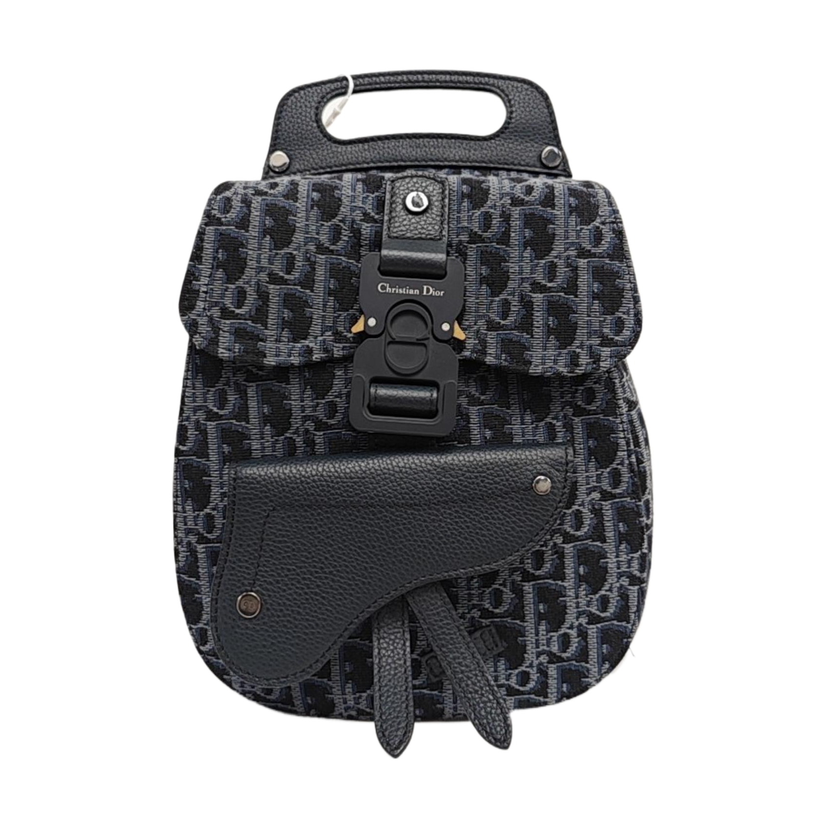 Authenticated pre-owned  Saddle Mini Monogram Canvas Blue - Backpack at Looply