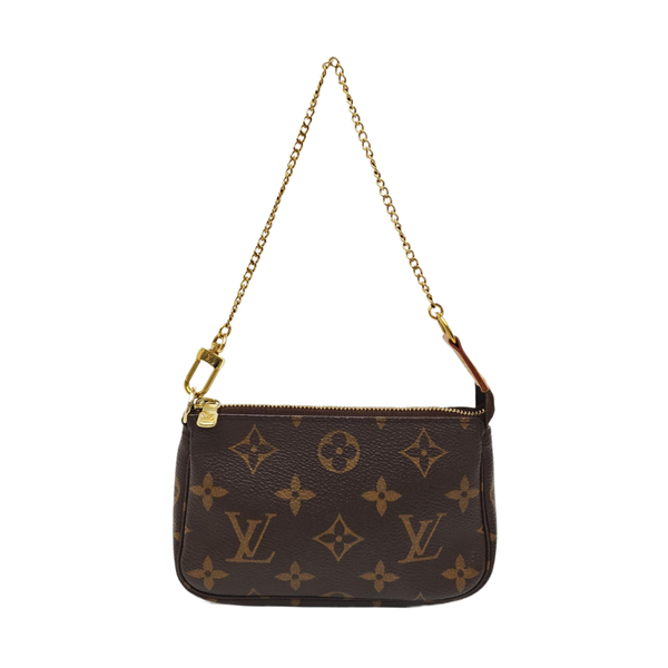 ACCESSOIRES Mini Monogram Coated Canvas Brown