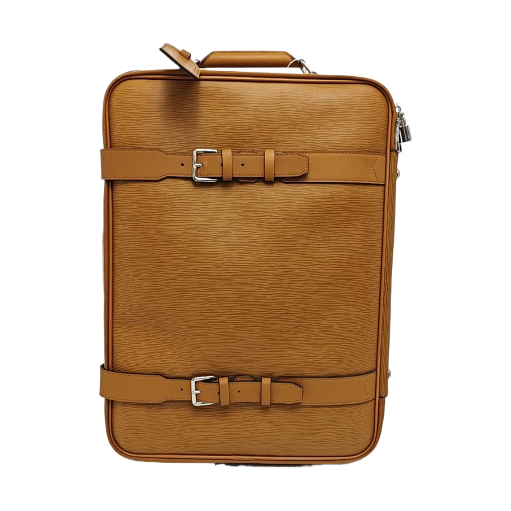 Calfskin Luggage Yellow