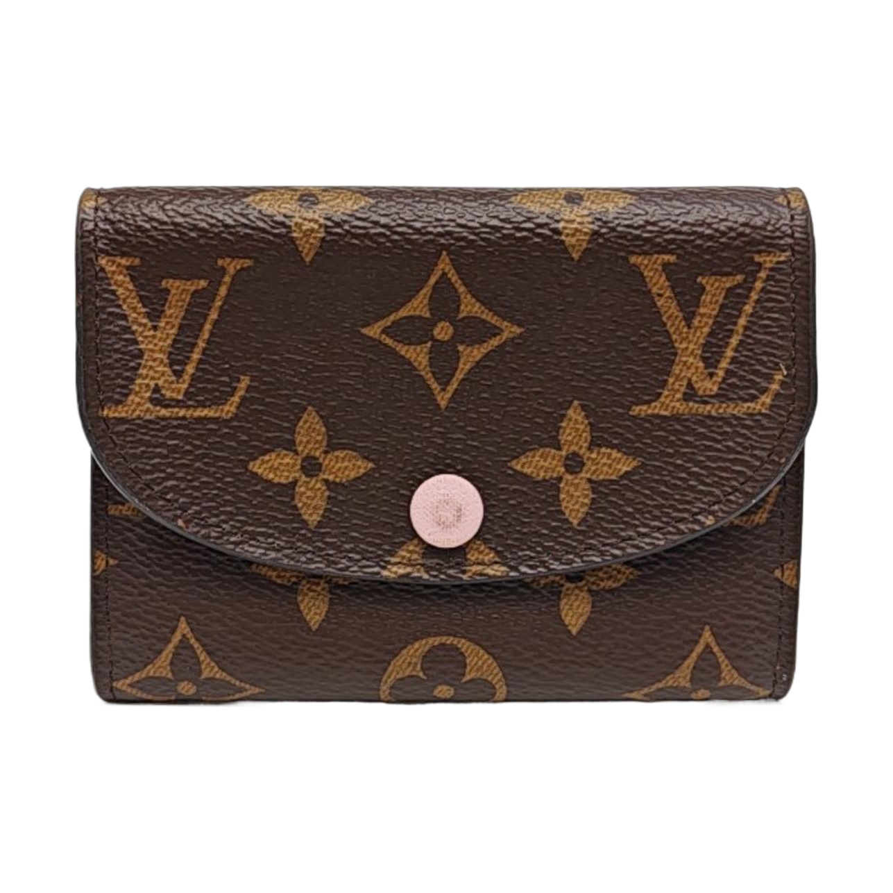 ROSALIE Monogram Coated Canvas Brown Card Holder