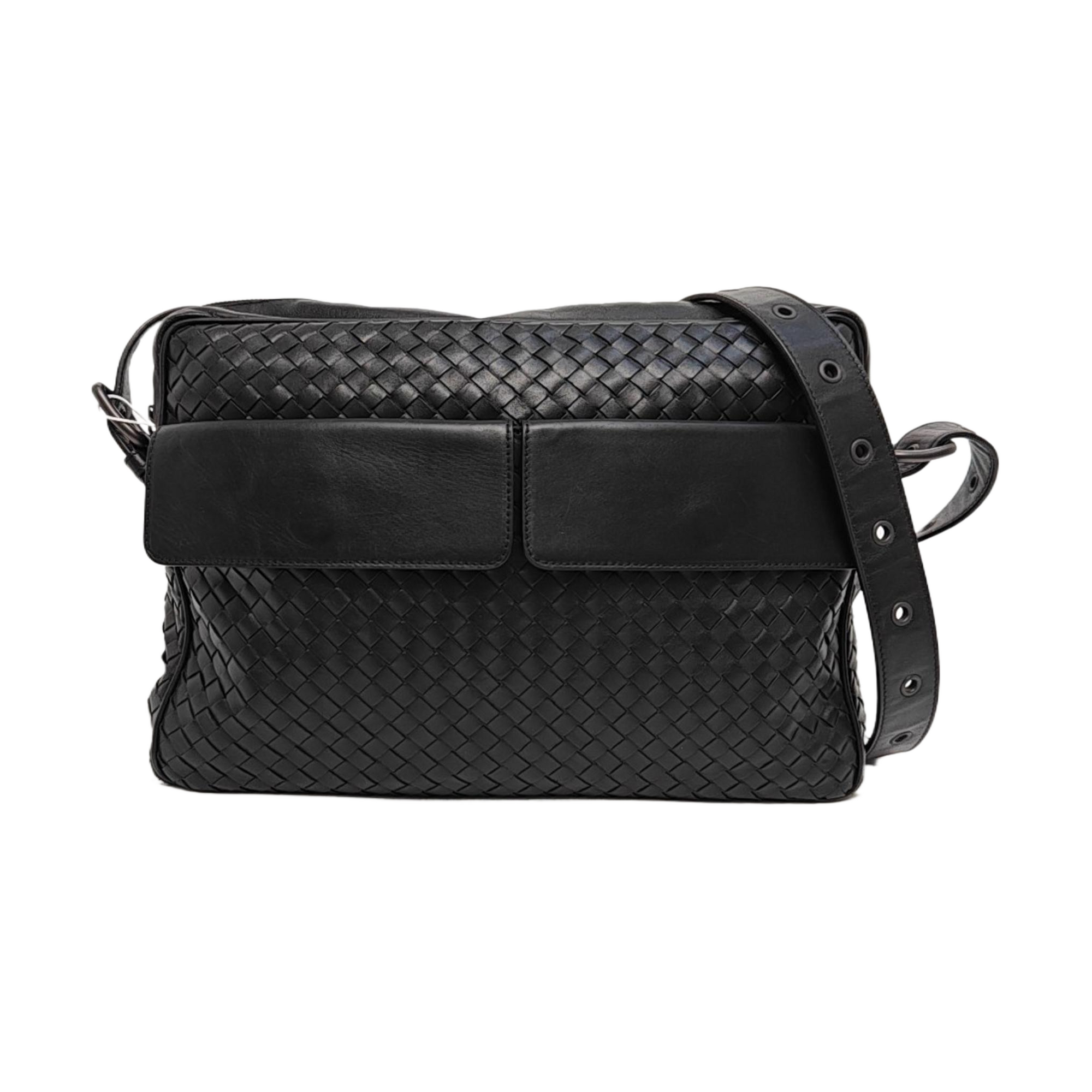 Calfskin Shoulder Bag Black